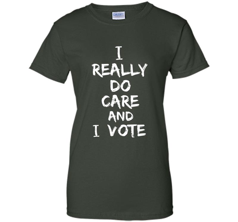 And I vote Melania don't care I really do care T-shirt-mt