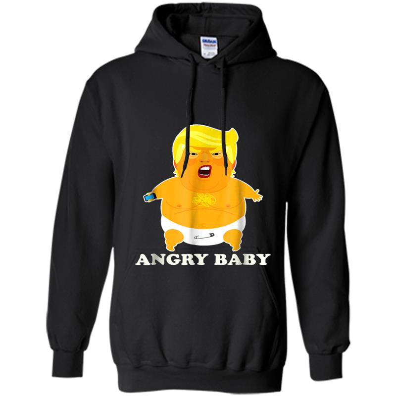 Angry Trump Baby Funny  Trump Baby Balloon Hoodie-mt