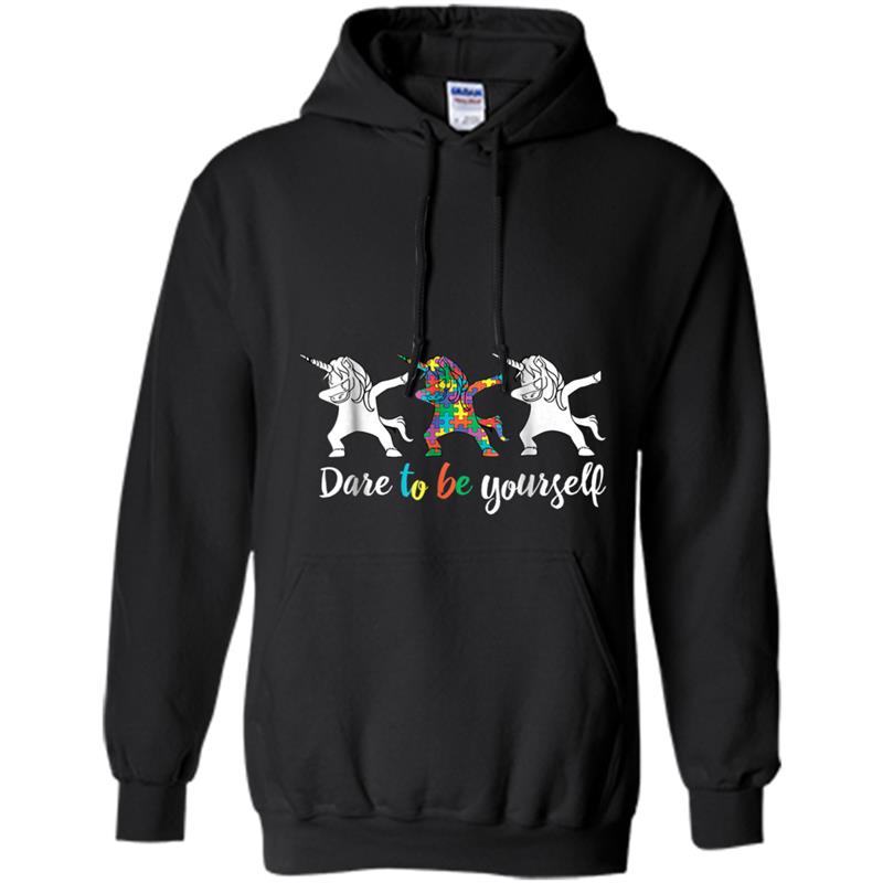 Autism Unicorn Dabbing Hoodie-mt