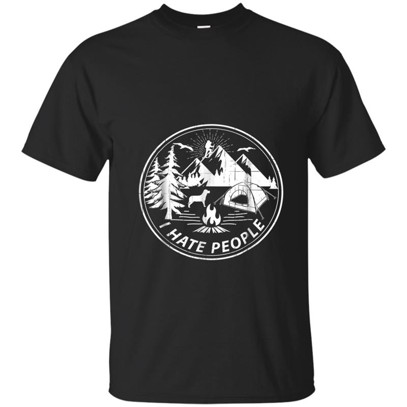 Awesome I Hate People  for Camping Lovers T-shirt-mt