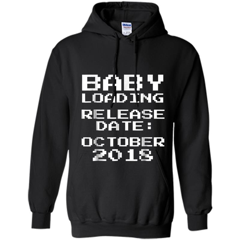 Baby Loading Release Date October 2018  Pregnancy Tee Hoodie-mt