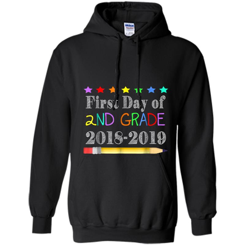 Back To School First Day Of 2nd Grade for Teacher Hoodie-mt