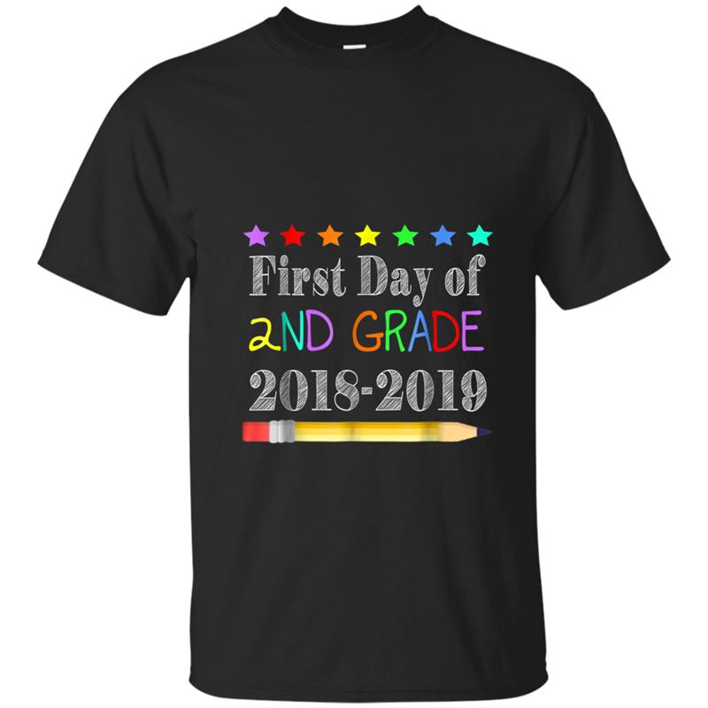 Back To School First Day Of 2nd Grade for Teacher T-shirt-mt