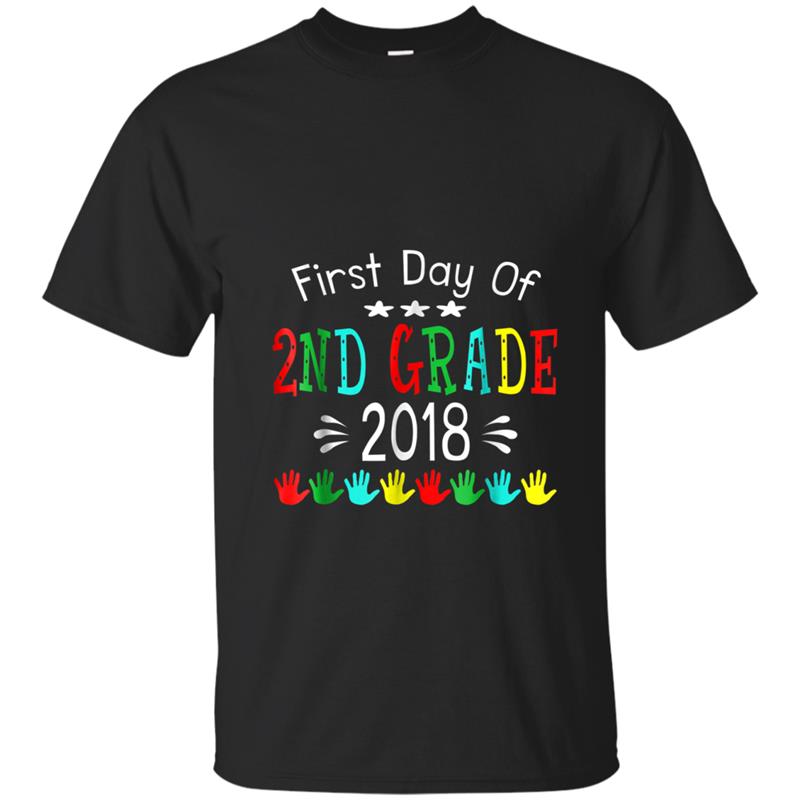 Back To School First Day Of 2nd Grade  Teacher Student T-shirt-mt