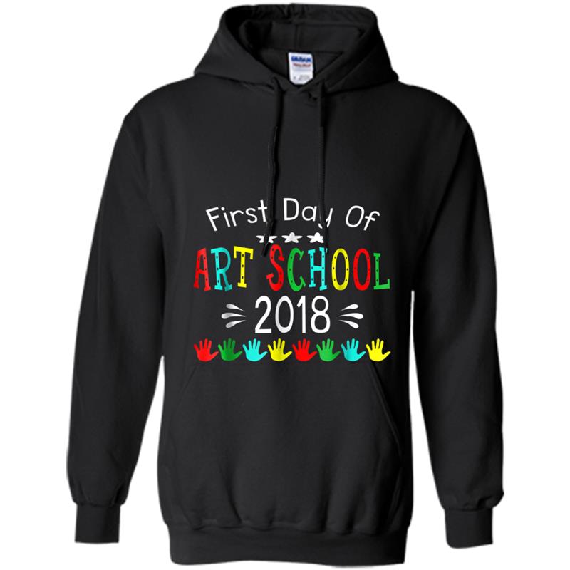 Back To School First Day Of Art School  Teacher Student Hoodie-mt