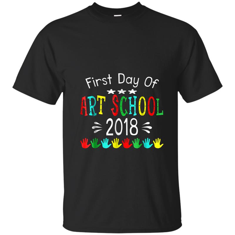 Back To School First Day Of Art School  Teacher Student T-shirt-mt