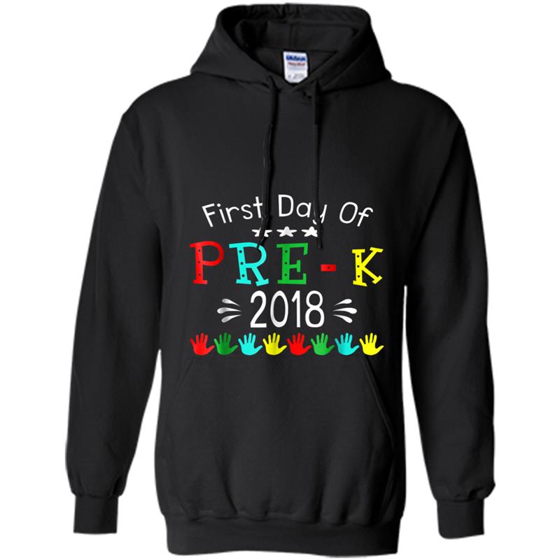 Back To School First Day Of Pre-K  Teacher Student Hoodie-mt