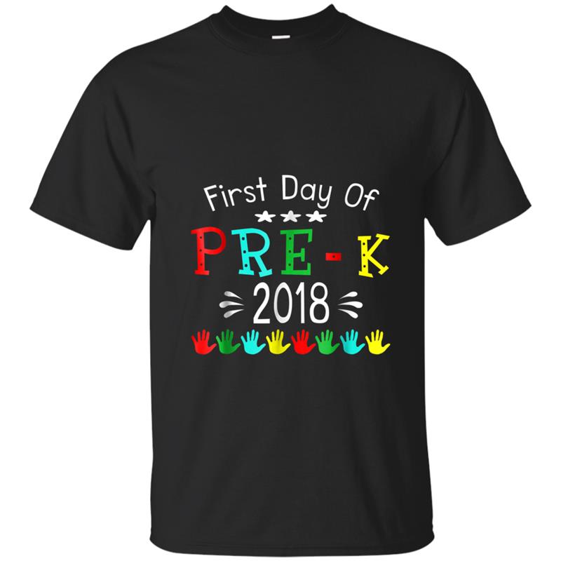 Back To School First Day Of Pre-K  Teacher Student T-shirt-mt