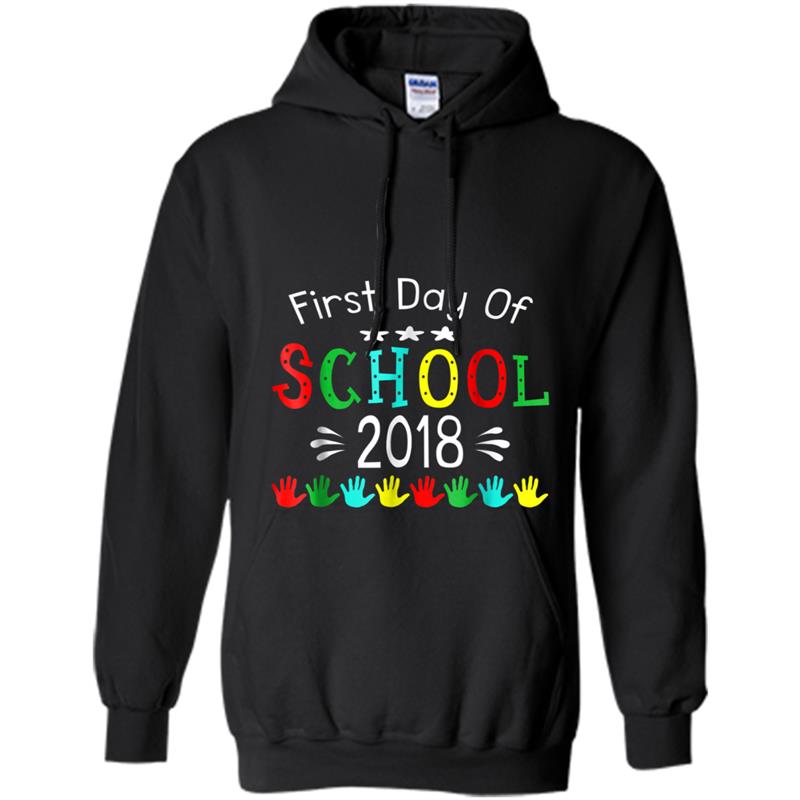 Back To School First Day Of School for Teacher Studen Hoodie-mt