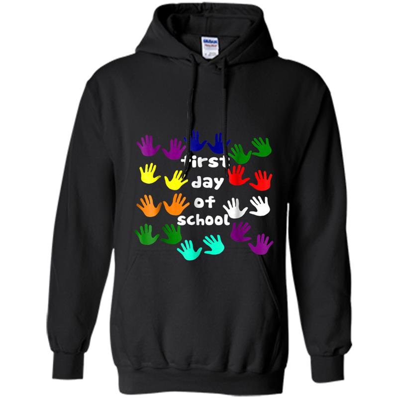 Back To School First Day Of School  Funny Kids Gift Hoodie-mt