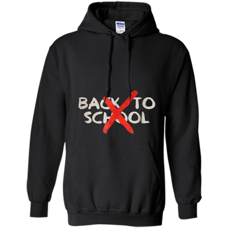 Back to School - NO!  Because summer is too short Hoodie-mt