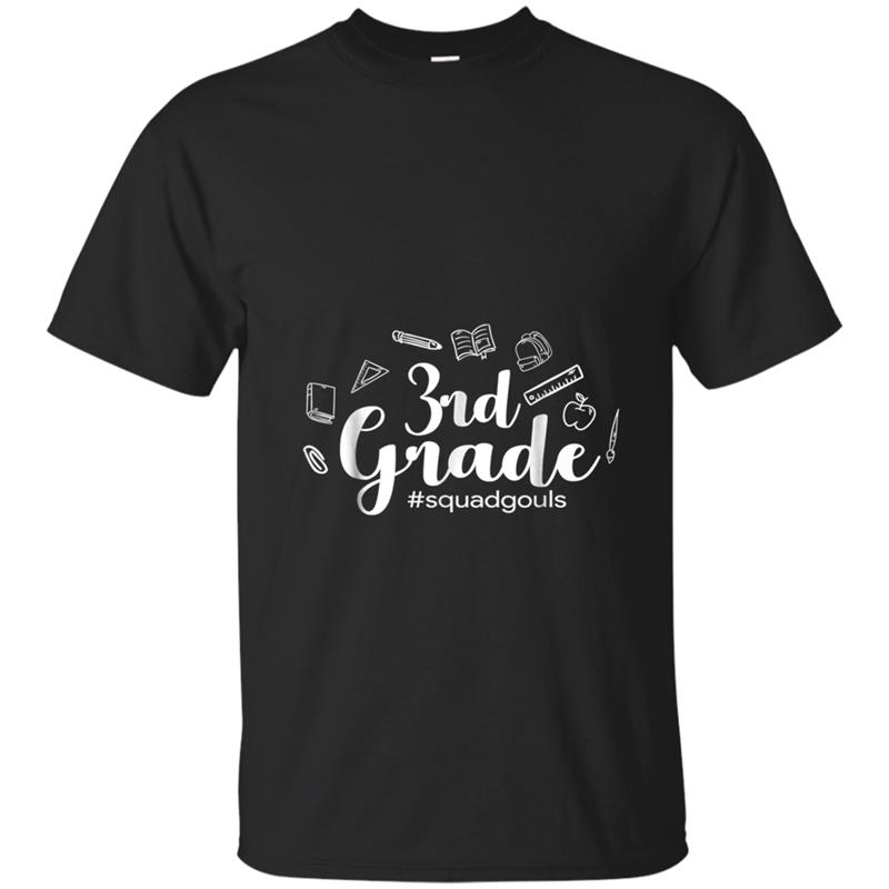 Back to School , Third Grade  3rd Grade Team Tee T-shirt-mt