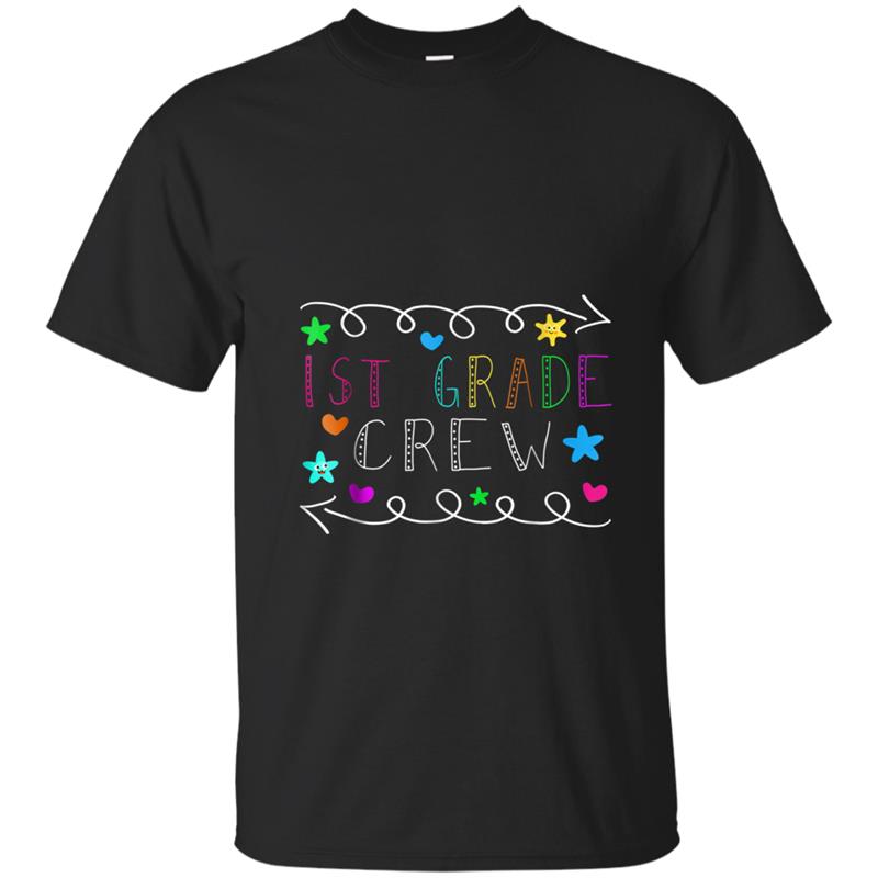 Back To School  1st Grade Crew Teacher Funny Kids Gift T-shirt-mt