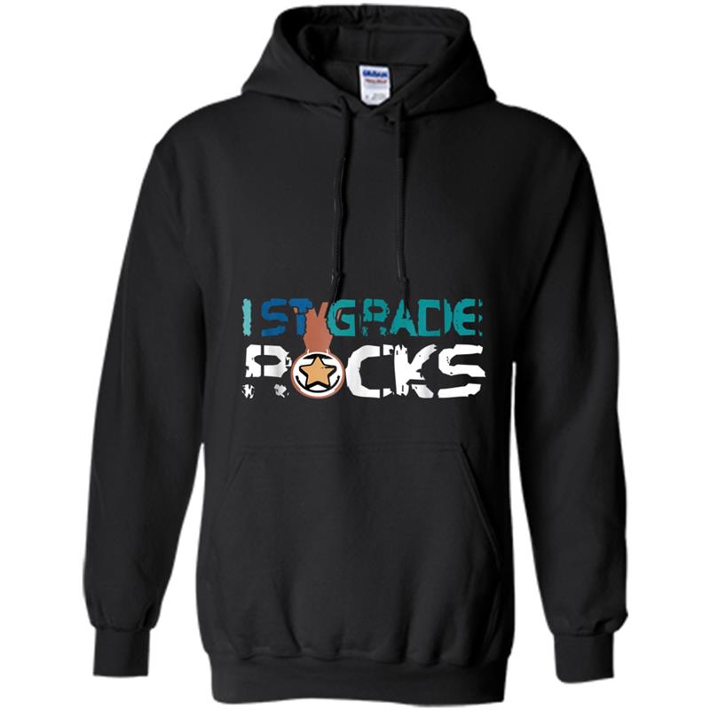 Back to school  1st grade rocks awesome Hoodie-mt