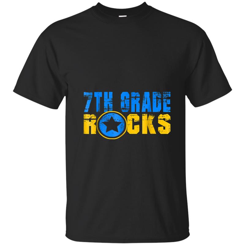 Back To School  First 7th Grade Funny Teacher Gift T-shirt-mt