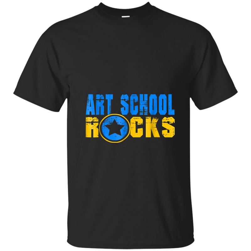 Back To School  First Art School Funny Teacher Gift T-shirt-mt