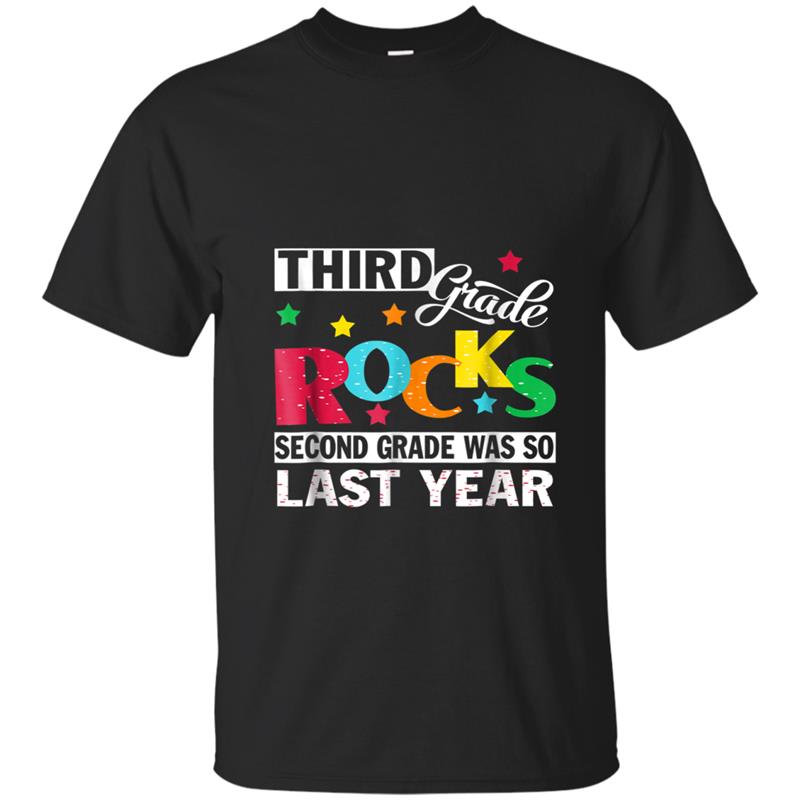 Back to School  for Kids & Teacher 3RD Grade Rocks T-shirt-mt