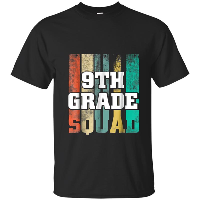 Back To School  Funny 9th Grade Squad Gif T-shirt-mt