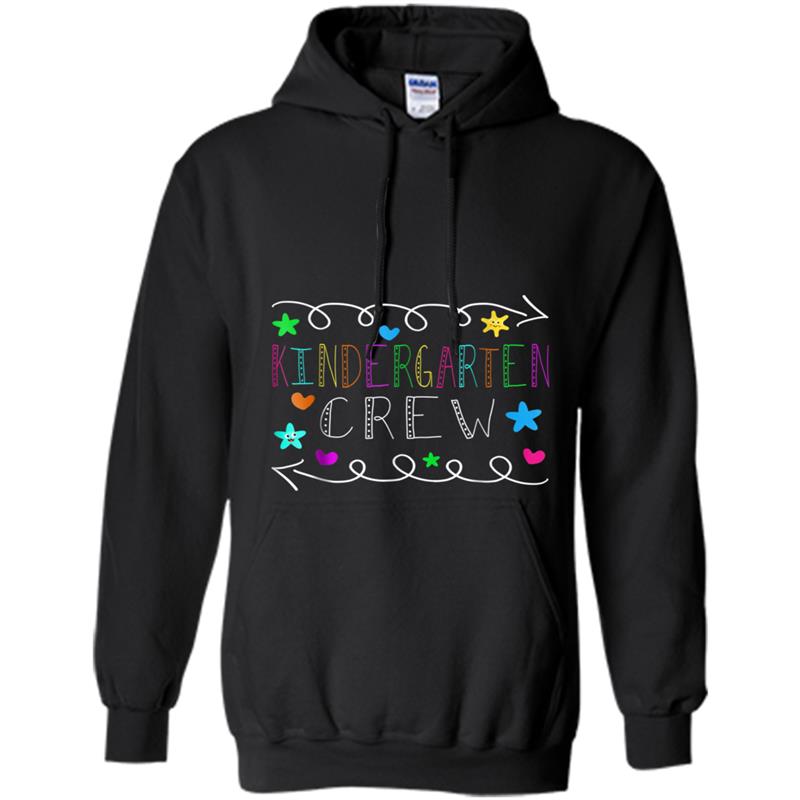 Back To School  Kindergarten Crew Teacher Funny Gift Hoodie-mt