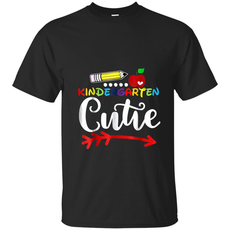 Back To School  Kindergarten Cutie Funny Gift T-shirt-mt