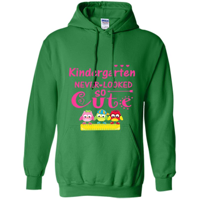 Back To School  Kindergarten Looked Cute Hoodie-mt