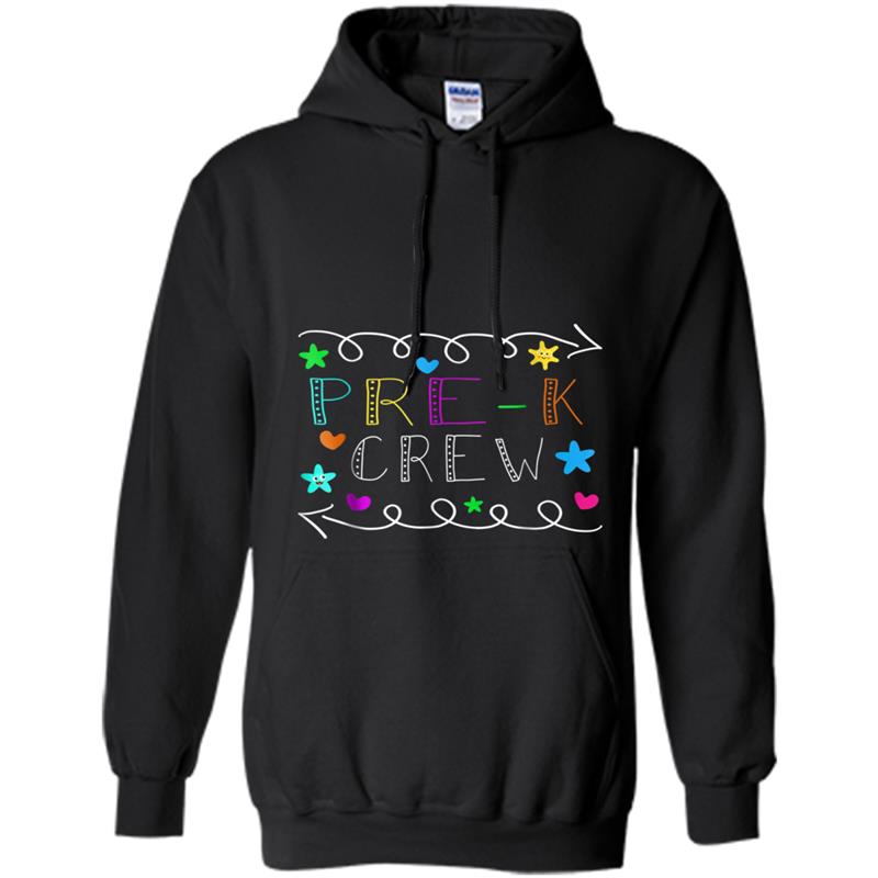 Back To School  Pre-K Crew Teacher Funny Kids Gift Hoodie-mt