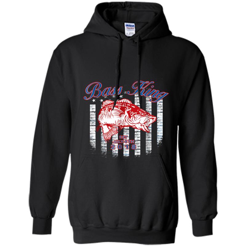 Bass King Fishing  July 4th 2018 Hoodie-mt