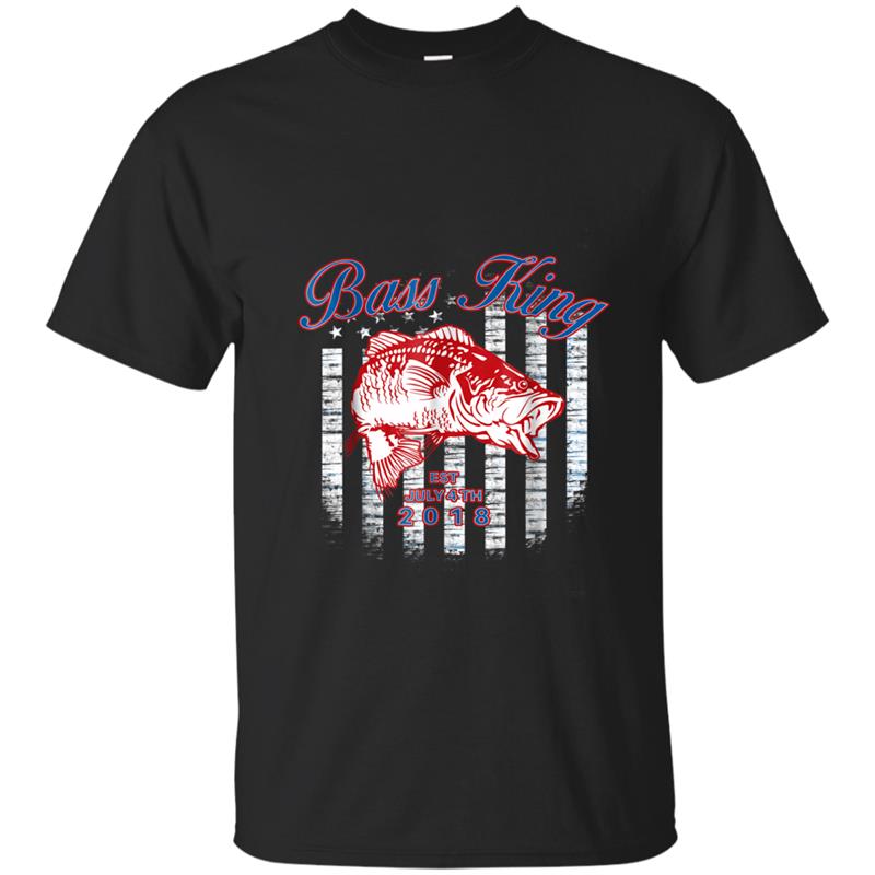 Bass King Fishing  July 4th 2018 T-shirt-mt