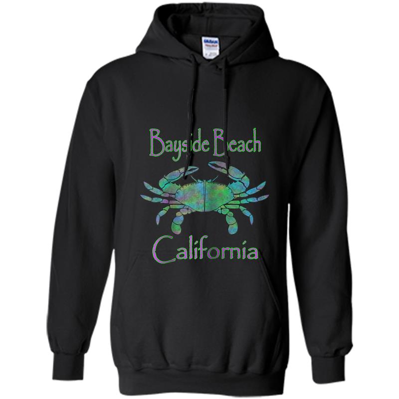 Bayside Beach California Dungeness Crab Hoodie-mt