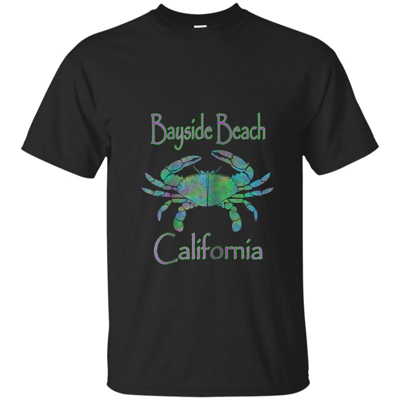 Bayside Beach California Dungeness Crab T-shirt-mt