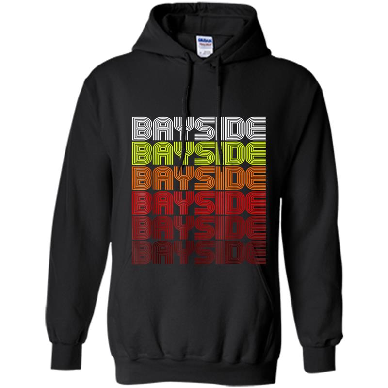 Bayside Vintage Retro Hoodie-mt