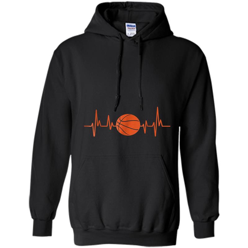 BBall  Heartbeat Basketball Hoodie-mt