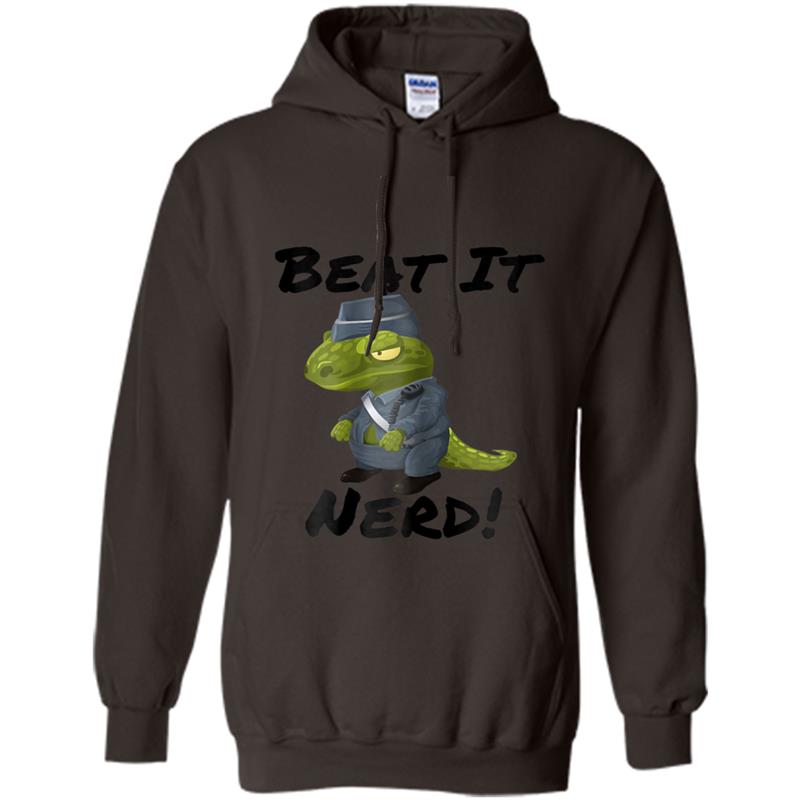 Beat It Nerd! Dinosaur Hoodie-mt