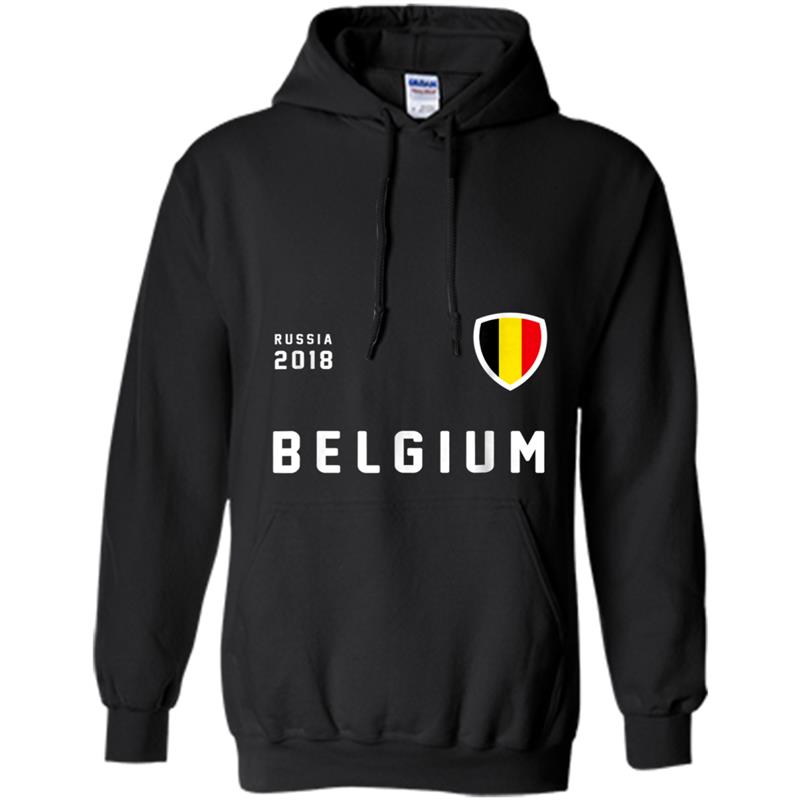 Belgium football soccer  jersey crest  Russia  2018 Hoodie-mt