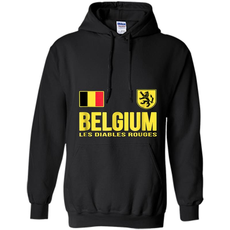 Belgium  Belgian Soccer Football Fan Jersey 2018 Hoodie-mt