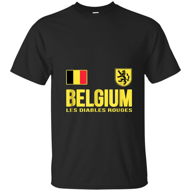 Belgium  Belgian Soccer Football Fan Jersey 2018 T-shirt-mt