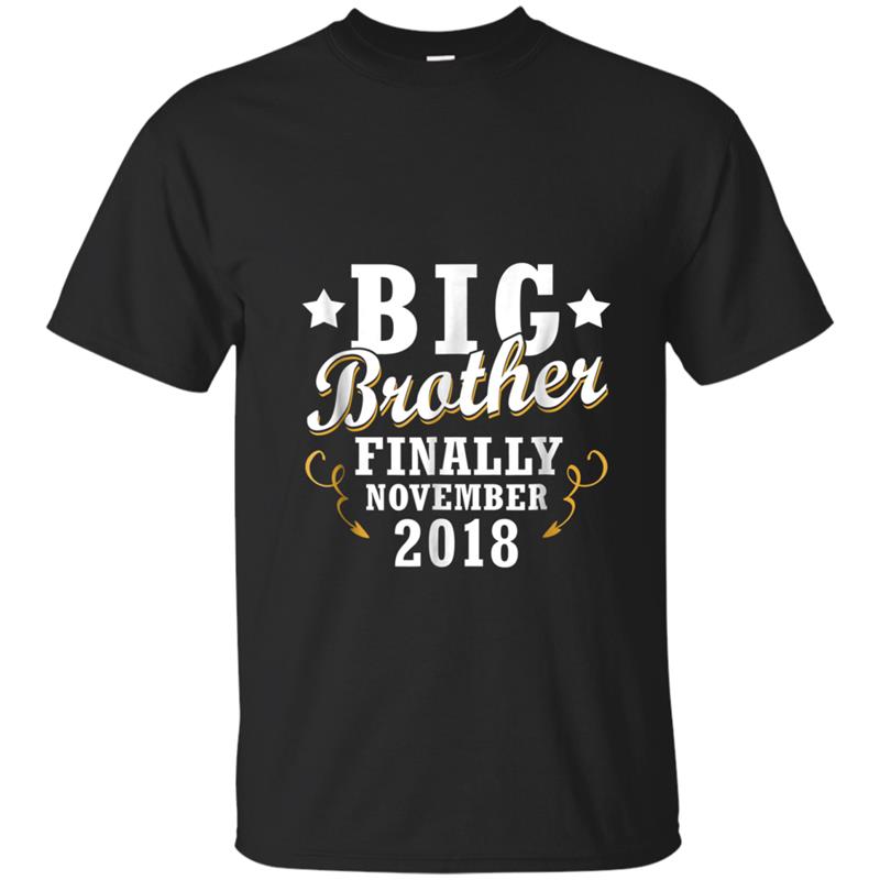 Big Brother Finally November 2018 Baby Toddler Boys T-shirt-mt