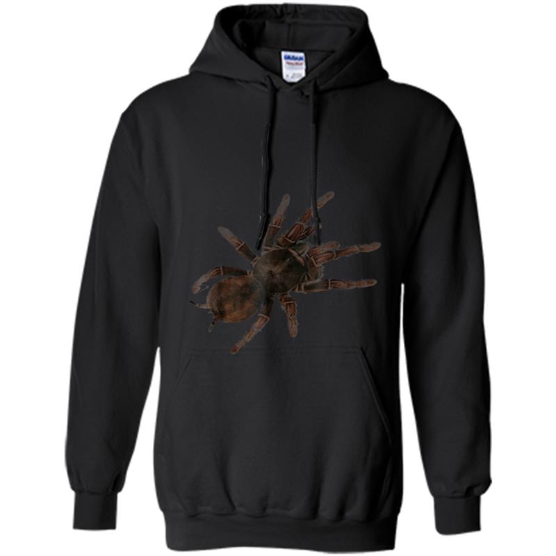 Big Creepy Spider  Huge Black Widow Tarantula Hoodie-mt