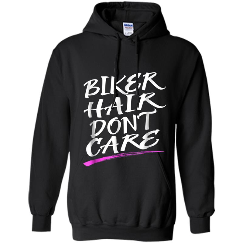 Biker Hair Don't Care Hoodie-mt