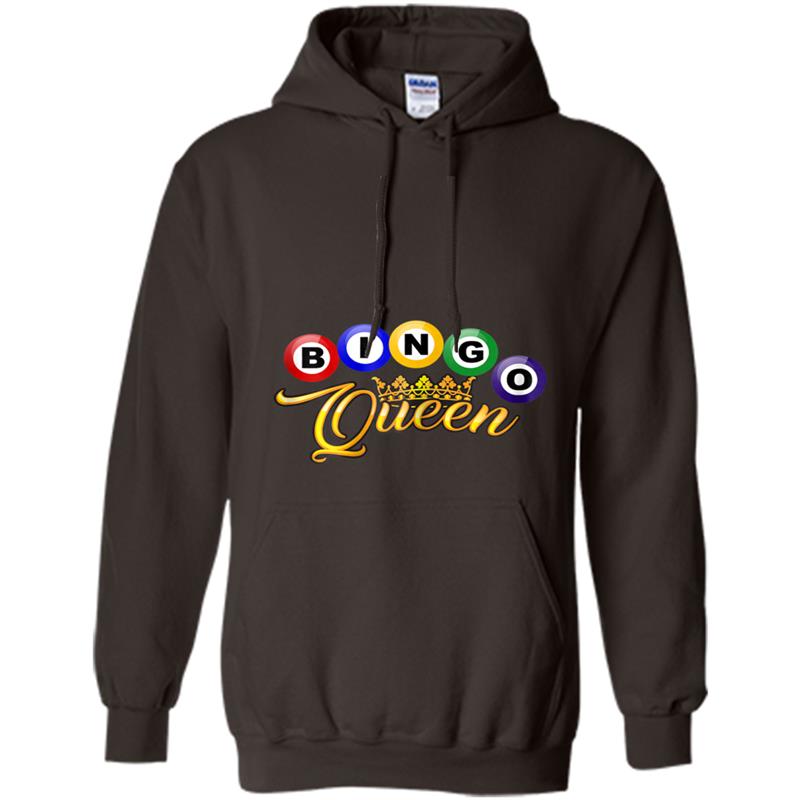 Bingo Queen   Cool Poker Matriarch  Gift Hoodie-mt