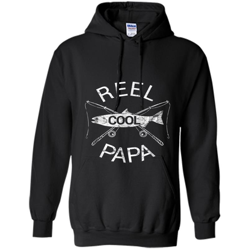 Birthday Gifts for Men  Fishing Reel Cool Papa Dad Hoodie-mt