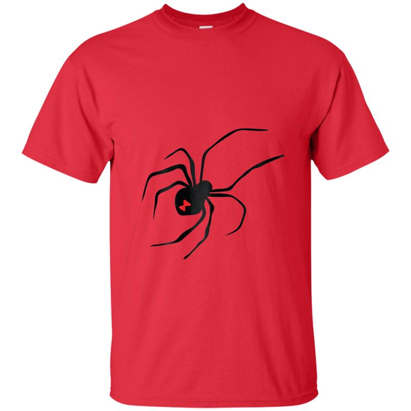 Black Widow Spider Spiderweb  Halloween Costume T-shirt-mt