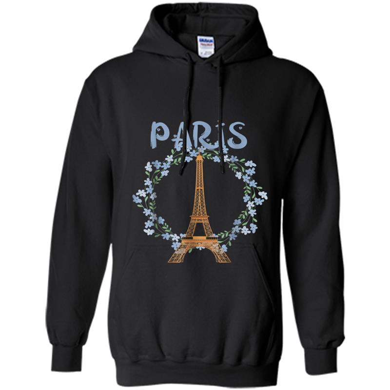 Bonjour Paris France Eiffel Tower Hoodie-mt