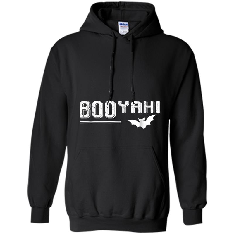 BOOYAH! Funny Bat Halloween  Happy Halloween Hoodie-mt