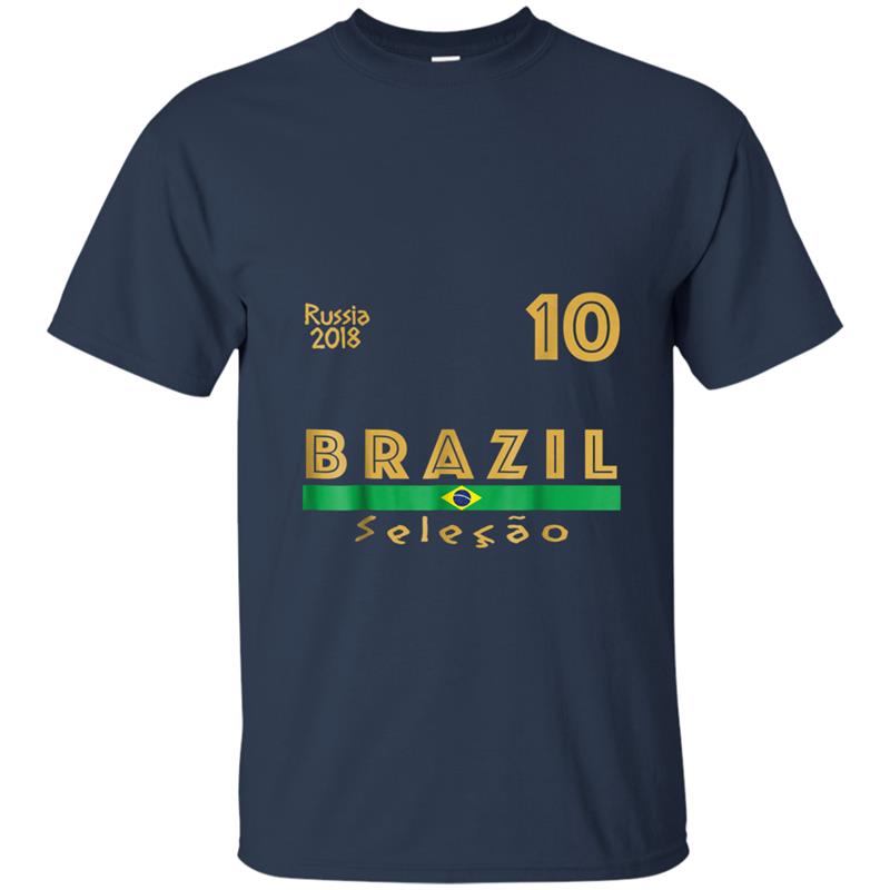 Brazil Soccer Jersey 2018 World Football Cup Flag  Gift T-shirt-mt