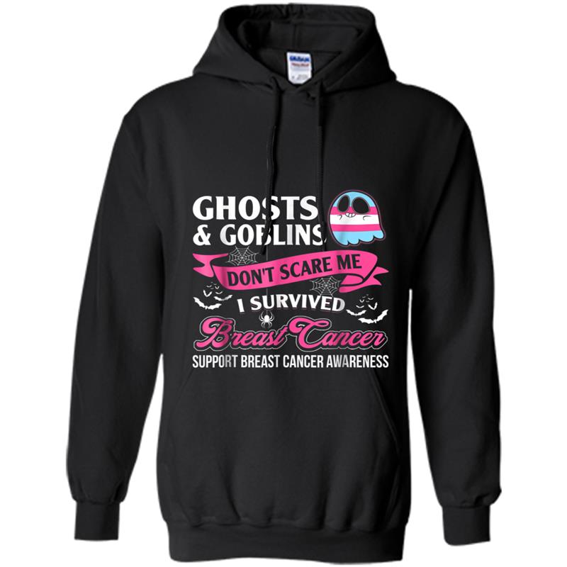 breast cancer -i survive breast cancer halloween tee Hoodie-mt