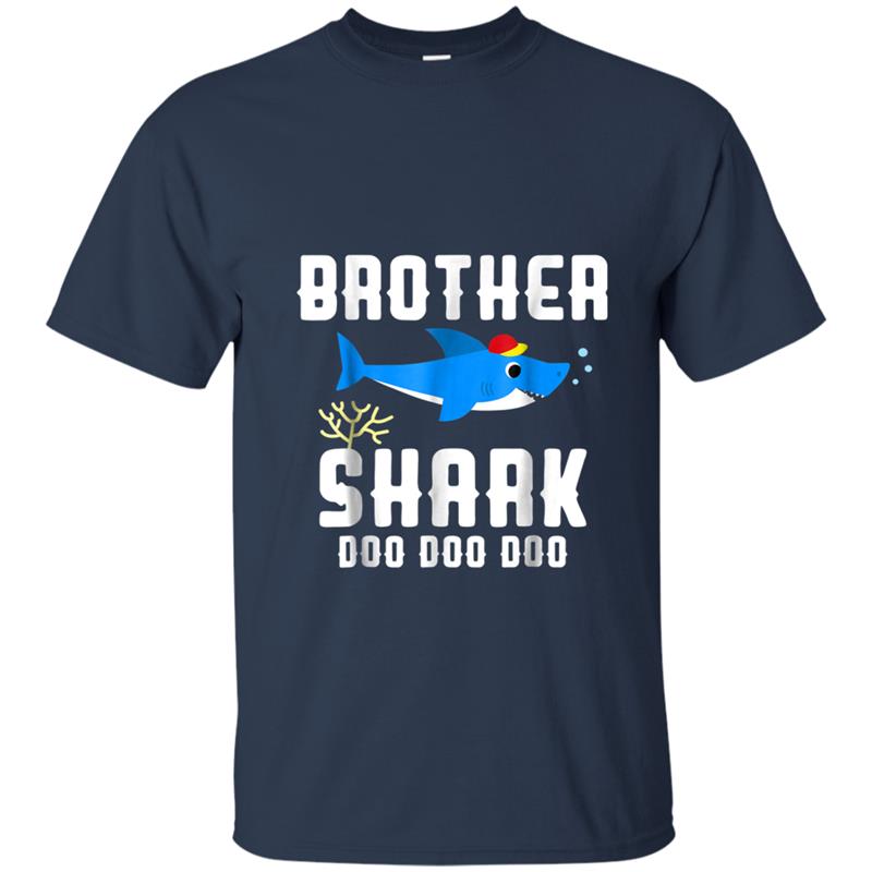 Brother Shark , Shark Birthday Gift 2018 For Boys T-shirt-mt