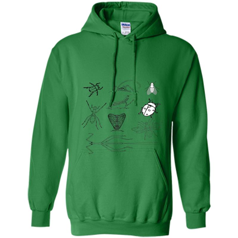 Bugs  Creepy Crawly Bug for Kids Hoodie-mt