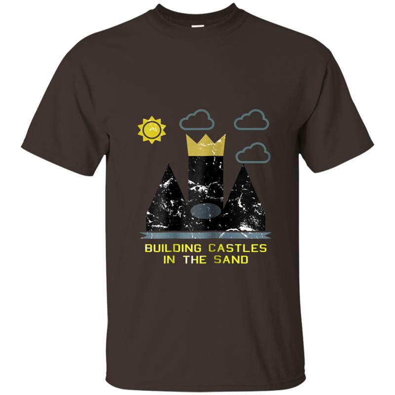 BUILDING CASTLES IN THE SAND - Cool Geometric Castle T-shirt-mt