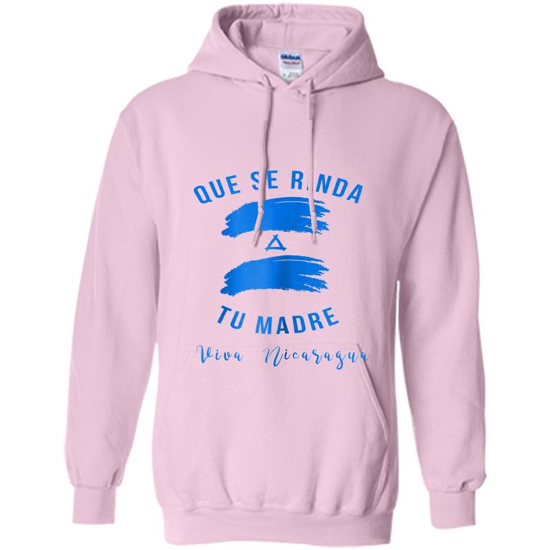 Camiseta Que se rinda tu madre con bandera Nica Hoodie-mt